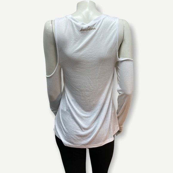 Sam EDELMAN white cold shoulder long sleeve - Picture 4 of 8